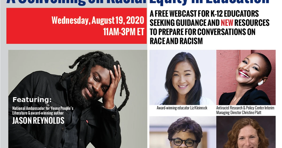 August 19 – A Convening on Racial Equity in Education