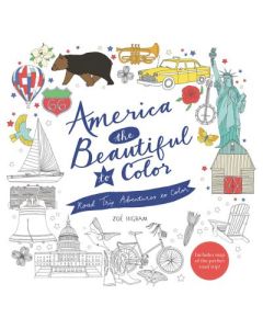 America the Beautiful to Color: Road Trip Adventures to Color