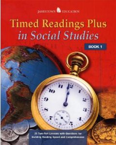 Timed Readings Plus Social Studies Book 10: 25 Two-Part Lessons with Questions for Building Reading Speed and Comprehension