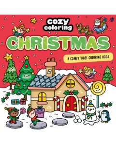 Cozy Coloring: Christmas: A Comfy Vibes Coloring Book for Adults and Kids: Simple, Relaxing Pages Featuring Winter Wonderlands, Sweet Christmas Treats