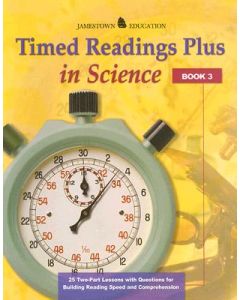 Timed Readings Plus Science Book 3: 25 Two-Part Lessons with Questions for Building Reading Speed and Comprehension