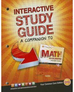 Glencoe Math Accelerated, Interactive Study Guide