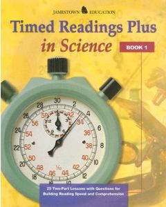 Timed Readings Plus in Science Book 1: 25 Two-Part Lessons with Questions for Building Reading Speed and Comprehension