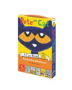 Pete the Cat: Big Reading Adventures: A Box of 5 Groovy Books