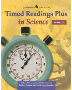 Timed Readings Plus Science Book 10: 25 Two-Part Lessons with Questions for Building Reading Speed and Comprehension