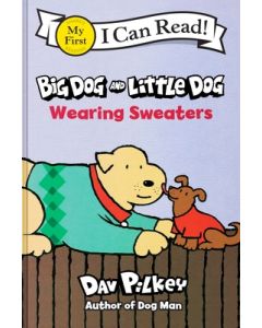 Big Dog and Little Dog Wearing Sweaters