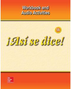 ¡así Se Dice! Level 1a, Workbook and Audio Activities